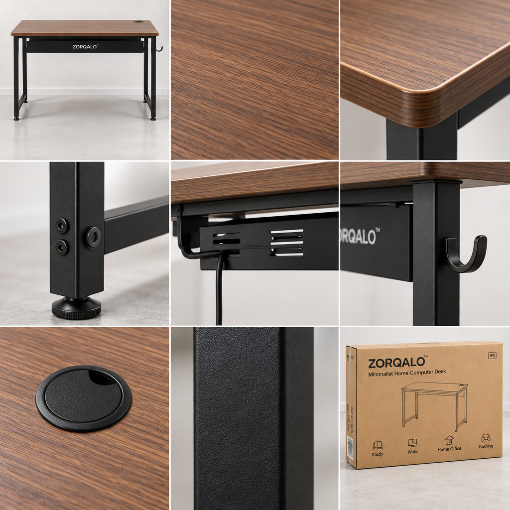 ZORQALO™ Minimalist Home Computer Desk image 3