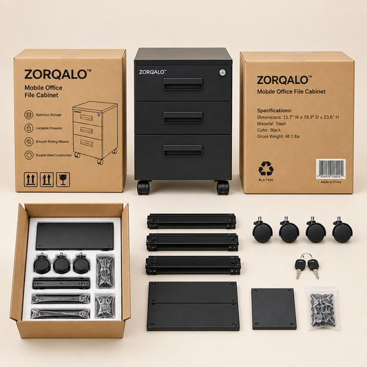 ZORQALO™ Mobile Office File Cabinet primary image
