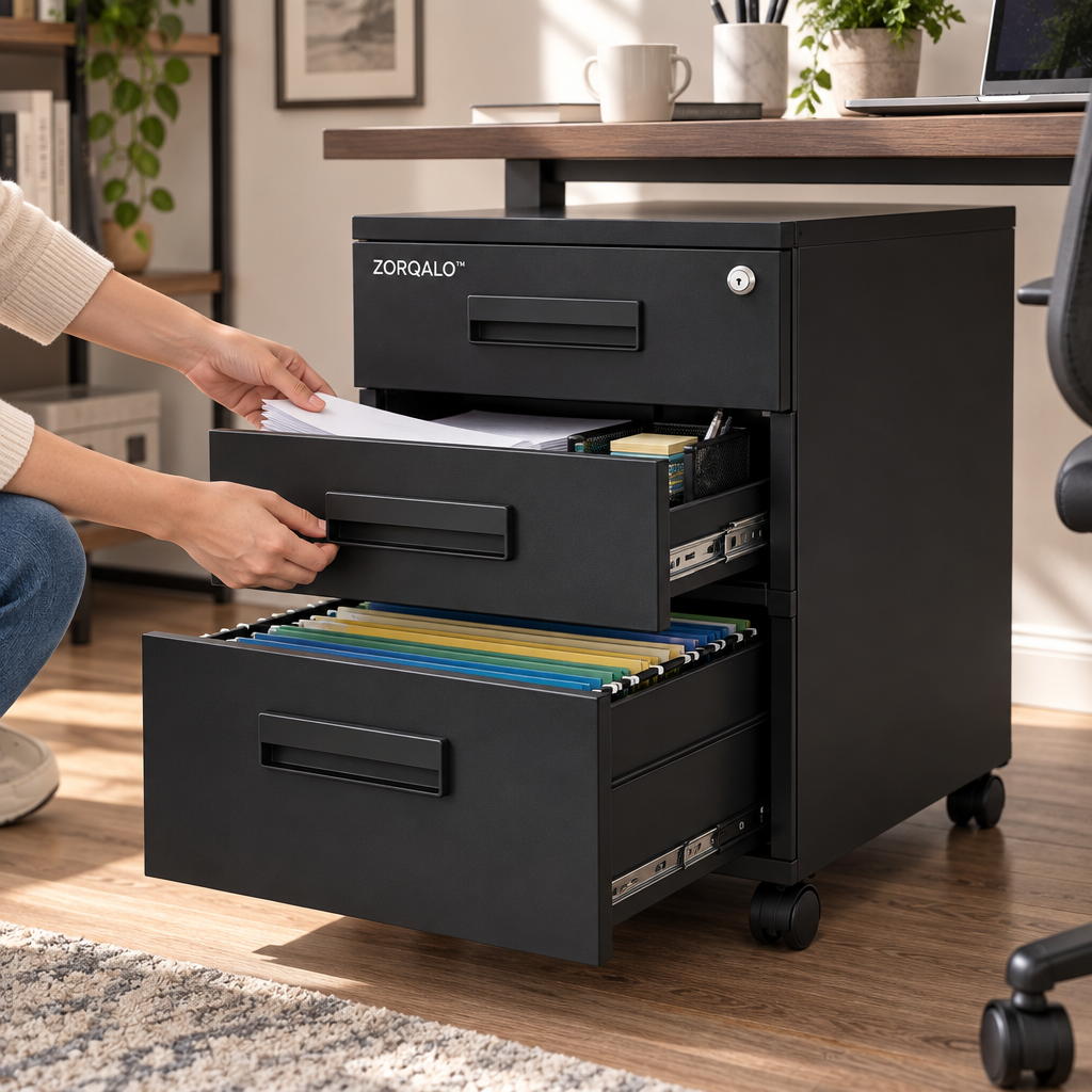 ZORQALO™ Mobile Office File Cabinet image 4