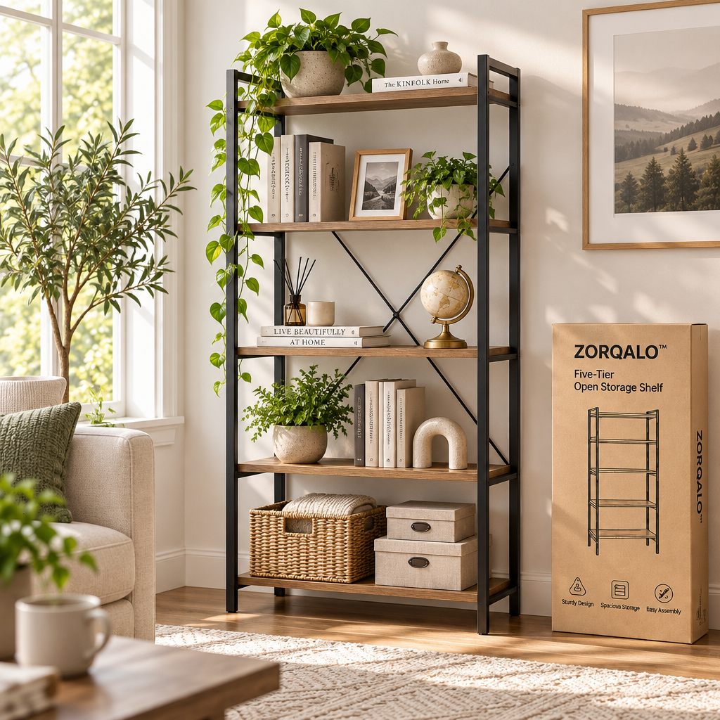 ZORQALO™ Five-Tier Open Storage Shelf image 2