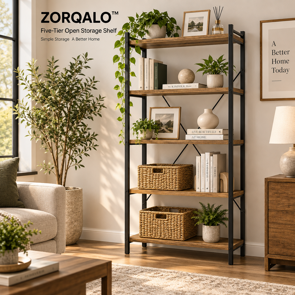 ZORQALO™ Five-Tier Open Storage Shelf image 5