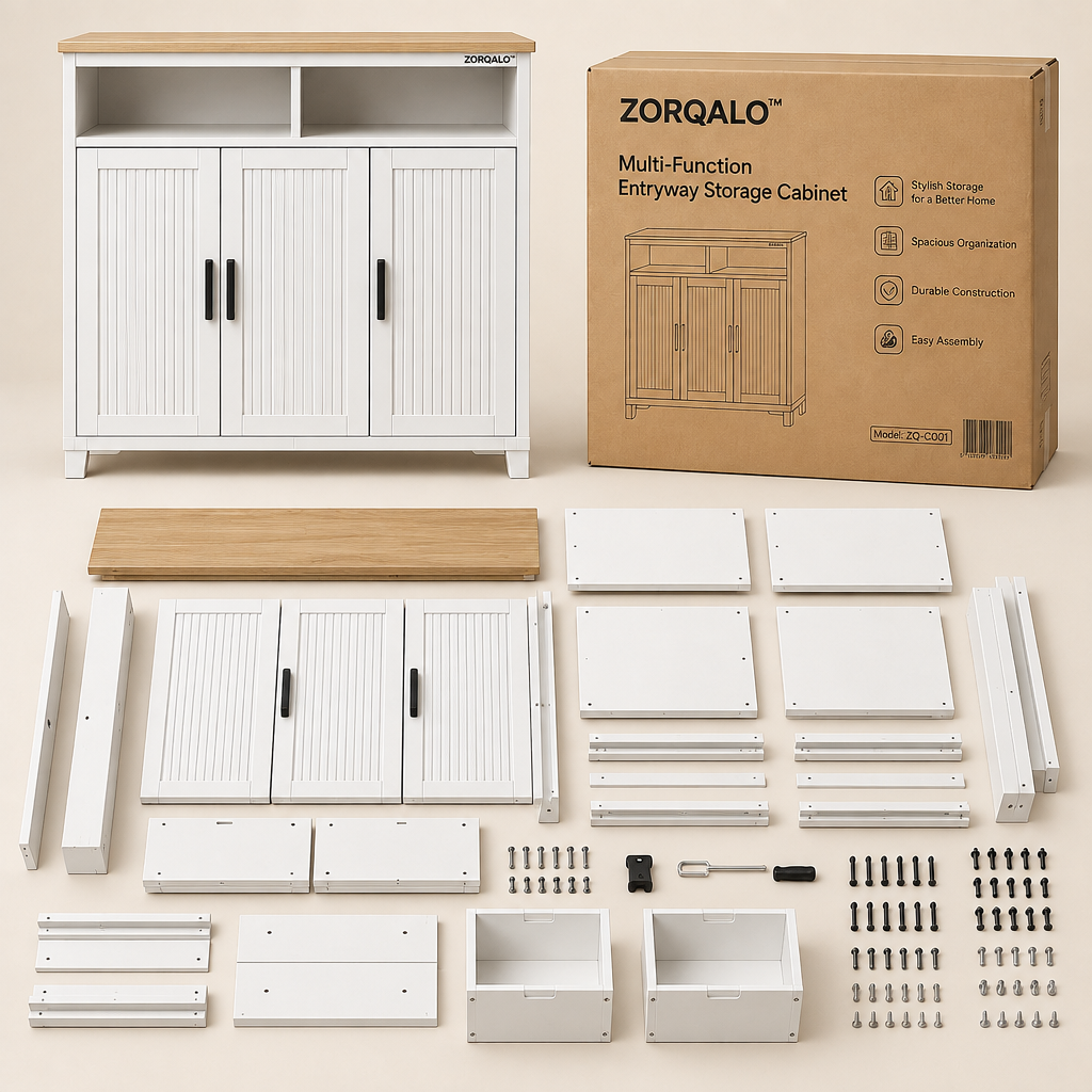 ZORQALO™ Multi-Function Entryway Storage Cabinet primary image