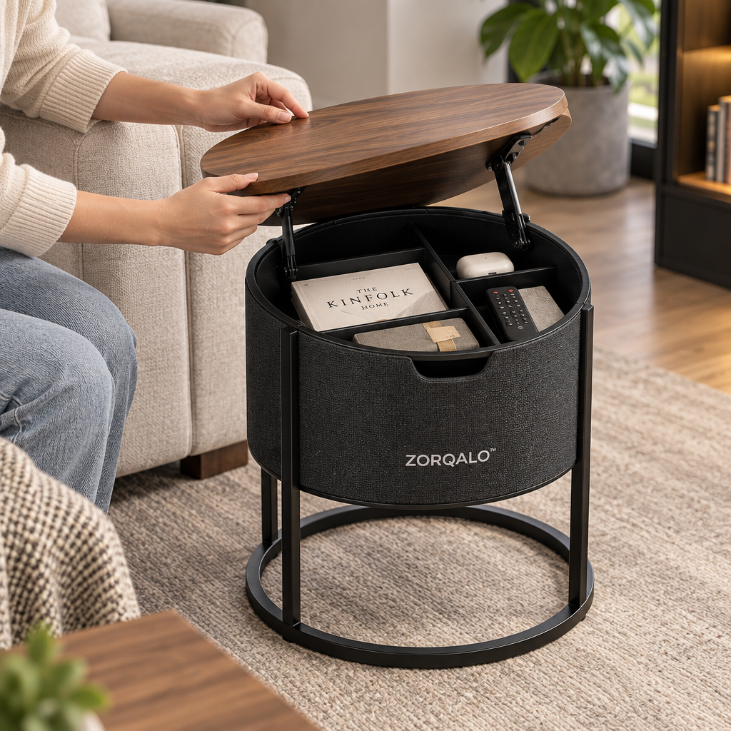 ZORQALO™ Multi-Function Side Table with Storage image 4