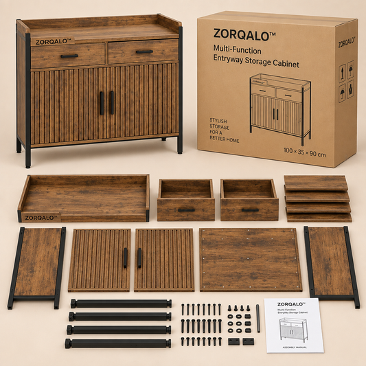 ZORQALO™ Small-Space Two-Tier Buffet Cabinet primary image