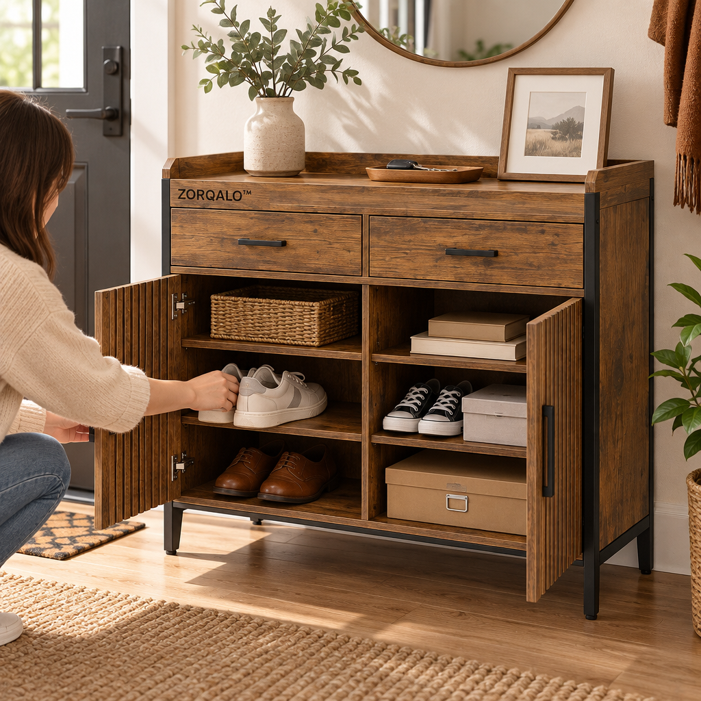 ZORQALO™ Small-Space Two-Tier Buffet Cabinet image 4