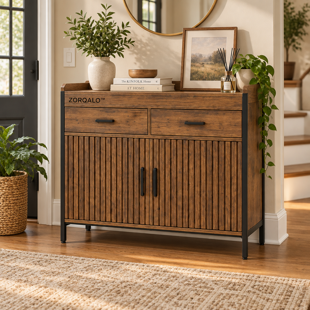 ZORQALO™ Small-Space Two-Tier Buffet Cabinet image 5